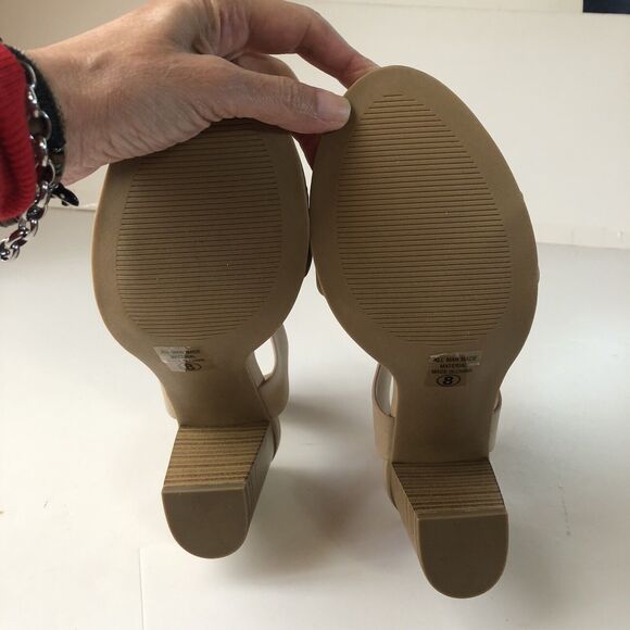 SODA Wait-AS Chucky Heel Sandals Size 8 - Picture 7 of 11